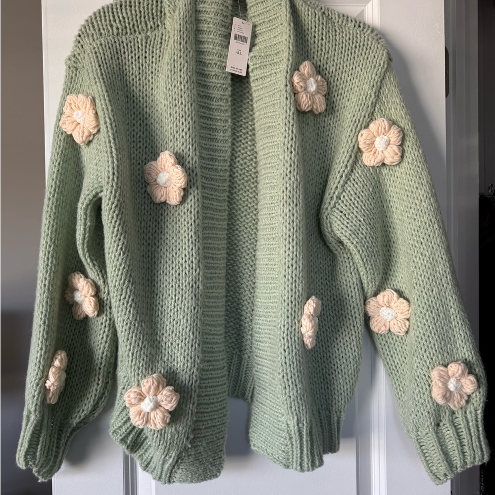 Maeve by Anthropologie Floral Sweater OS